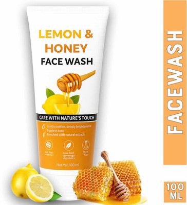 jaivikearth Paraben-Free Lemon and Honey Cleanser for Daily Glow Face Wash(100 ml)