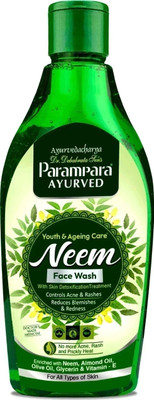 Parampara Ayurved Neem Face & Body Wash for Protect Acne Pimples and Blemishes Face Wash(300 ml)