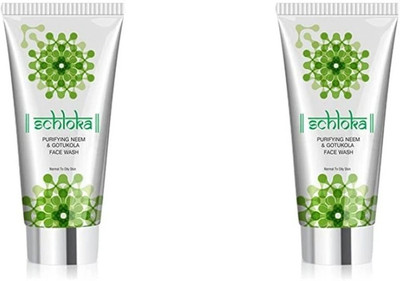 MODICARE SCHLOKA Purifying neem and Gotukola Newly Pack (Pack of 2) Face Wash(120 ml)