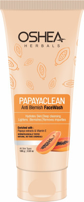Oshea Herbals Papayaclean Anti Blemish  100grams Face Wash(100 g)