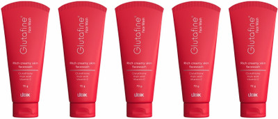 GLUTAFINE Pack of 5 Face Wash(70 g)