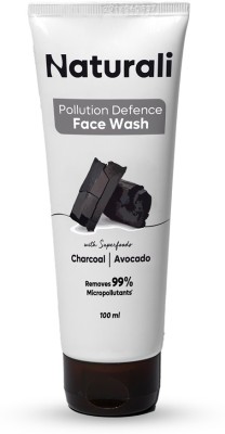 Naturali Pollution Defence  with Charcoal & Avocado Face Wash(100 ml)