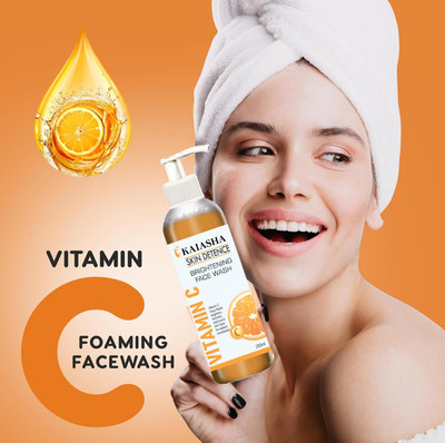 KAIASHA Orange  Smoothie for Deep Cleansing & Skin Brightening with Vitamin C Face Wash(200 ml)
