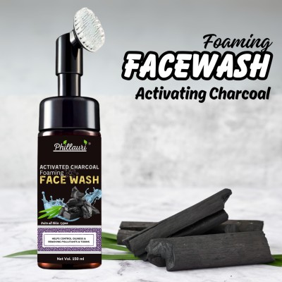 Phillauri Charcoal Detoxify Cleanser Reveal a fresh, radiant complexion with activated charcoal Face Wash(150 ml)