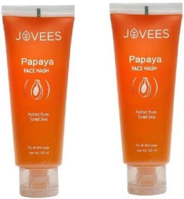 JOVEES Papaya  120 ml (Pack Of 2) Face Wash(120 ml)
