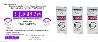 AVIKA  Gel with Vitamin E and Aloe Vera Dead Skin Cells, 100ml - Pack of 3 Face Wash(300 ml)