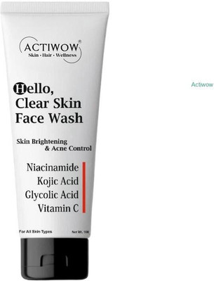 ACTIWOW Hello  Herbal Gentle Foam for Healthy Glow Face Wash(100 ml)