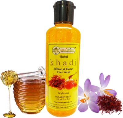 Khadi Rishikesh Herbal Saffron & Honey Face Wash(210 ml)
