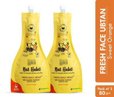 Nat Habit Fresh Sweet Orange Ubtan Face Wash(80 g)
