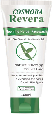 COSMORA NEEMLITE HERBAL FACEWASH FOR DEEP CLEANSING & BRIGHTER SKIN WITH NEEM EXTRACT PACK OF - 1 Face Wash(100 ml)
