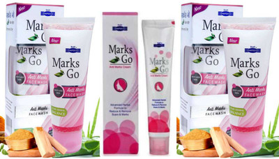HAPDCO Marks go cream 1 with 2 face wash Face Wash(115 g)