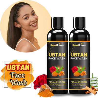 smartdrops Ubtan  For clarifies||skin radiance||(pack of 2) Face Wash(200 ml)