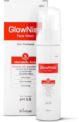 Brinton GlowNise Deep Cleansing Skin Whitening Foam |No Parabens, Sulphate Free Face Wash(60 ml)