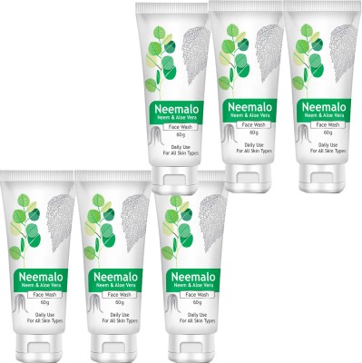 NG MART NEEMALO NEEM FACEWASH FOR SKIN CLEANSING PACK OF - 6 Face Wash(360 g)