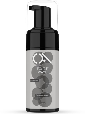 OA Organic Artificial Charcoal Foaming Face | For Detoxifying Skin | Paraben & Sulphate free 150 ML Each Face Wash(300 ml)