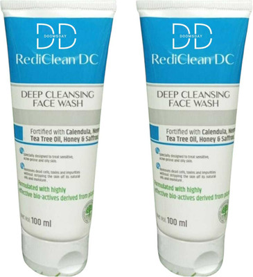 DOOMSDAY REDICLEAN DC FACEWASH WITH TEA TREE OIL ,HONEY & NEEM FOR GLOWING SOFT SKIN PACK OF (100ML X 2) Face Wash(200 ml)