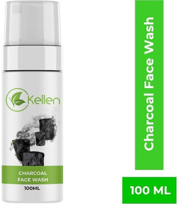 Kellen Charcoal face wash Face Wash(100 ml)