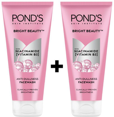 POND's Bright Beauty Combo, Pack of 2, Spotless Glow with Vitamin B3 Face Wash(400 g)