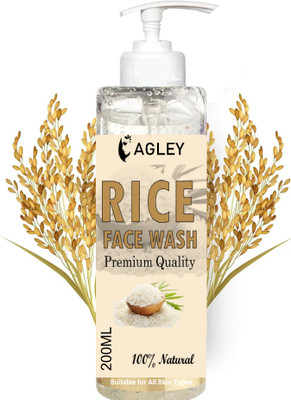 AGLEY Rice – Hydrating & Nourishing Cleanser for Soft, Smooth Skin  Face Wash(200 ml)