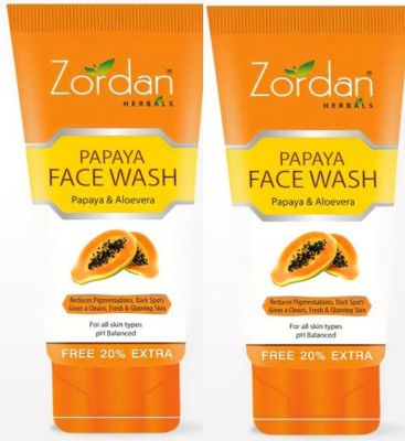 ZORDAN Papaya  (60ML*2) Face Wash(120 g)