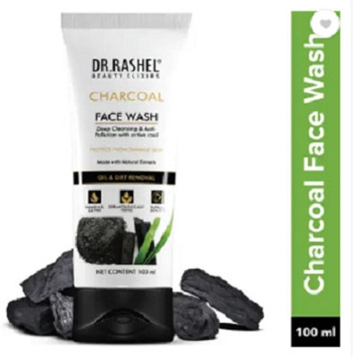 Dr rashell CHARCOAL FACE WASH FOR OIL & DIRT REMOVAL Face Wash(100 ml)
