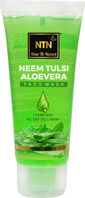 NTN Neem Tulsi Aloevera For Remove Pimple | Acne | Prevent Pigmetation ( All Day Use)  (100 ml) Face Wash(100 ml)