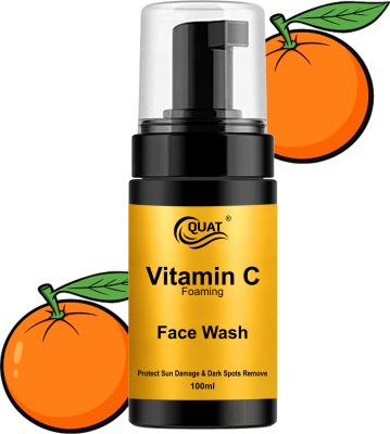 QUAT Sun-Kissed Glow: Vitamin C Cleanser for Radiant Complexion & glowing skin Face Wash(100 ml)