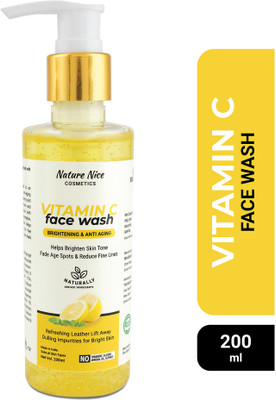Nature Nice Vitamin C  with Lemon Gel Face Wash(200 ml)