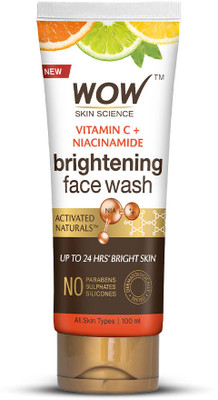 WOW SKIN SCIENCE Vitamin C & Niacinamide | For Brighter Glow | For All Skin Types Face Wash(100 ml)