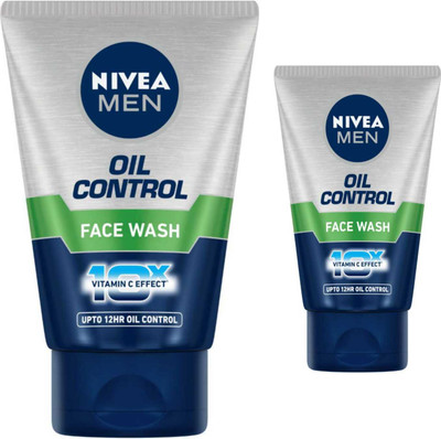 NIVEA Oil Control 100ml and 50ml Facewash Set of 2 Face Wash(150 g)