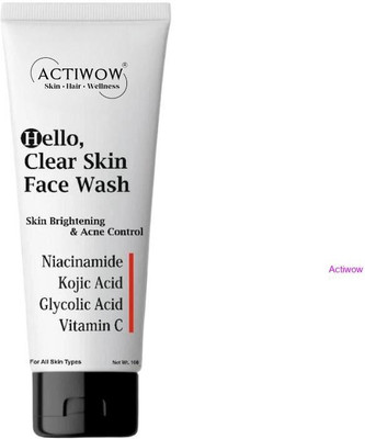 ACTIWOW Hello  Daily Use Foam for Fresh & Smooth Skin Face Wash(100 ml)