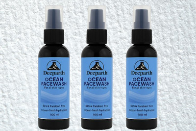 Deeparth Ocean Facewash Pack-3 100ml SLS Free Paraben Free Gentle Hydrating  Face Wash(100 ml)