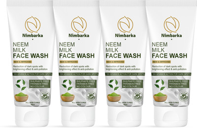 NIMBARKA Neem Milk Facewash 50 ML Pack of 4 Face Wash(200 ml)