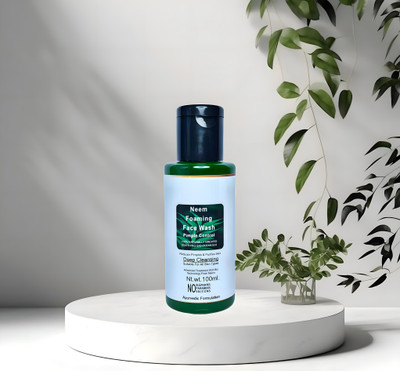 ShopCircuit Neem Foaming Face wash for Clear Skin, Pore Minimizing, Acne Control, Cleansing Face Wash(100 ml)