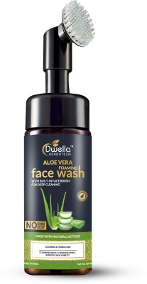 DWELLA HERBOTECH Hydrating Aloe Vera Face wash For Hyaluronic Acid and Vitamin B5 - 150mL Face Wash(150 ml)