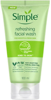 Simple Refreshing Soap Free  Face Wash(100 ml)