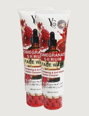 YC Fairness  100ml with Pomegranate Serum | 100 mL | Pack of 2 Face Wash(200 ml)