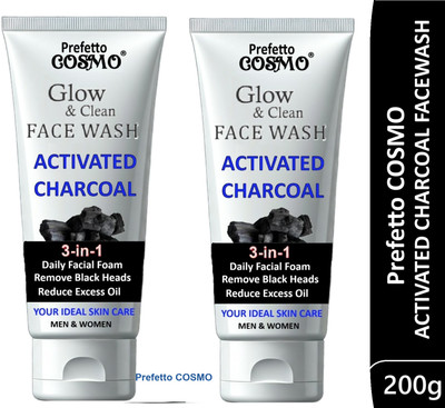 Prefetto COSMO Experience the Charcoal Cleanse Face Wash(200 g)