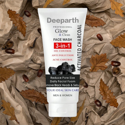 Deeparth 3 in 1 Bright Miracle Detox Charcoal Face Wash(150 g)