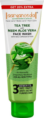 Aryanveda Tea Tree  for Men & Women | Oil Control, Anti-Acne & Skin Cleanser Face Wash(120 ml)