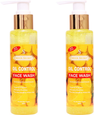 Sheer Secret Oil Control  for all skin type combo Face Wash(200 g)