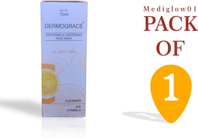 DERMOGRACE Vitamin - C Whitening & Lightening Facewash Pack of 1 Face Wash(70 ml)