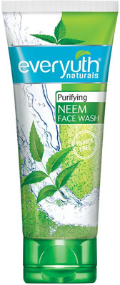 Everyuth Naturals Purifying Neem |Antibacterial Neem & Tea Tree Oil|Hydrated, Clear Face Wash(150 g)