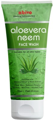 ABIVO ALOEVERA NEEM FACEWASH FOR CLEAN SKIN - REDUCE PIMPLES - OIL AND DIRT FREE Face Wash(100 ml)