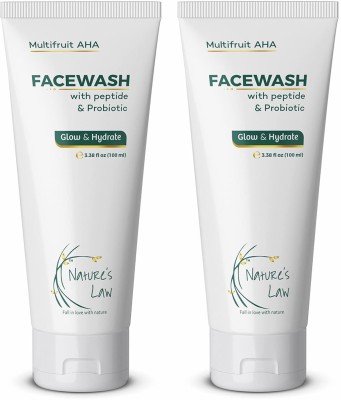 Nature's Law For Fresh & Glowing Skin | For Men & Women Daily-Use Natural Face Wash(200 ml)