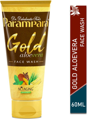 Parampara Gold & Aloevera For Soft & Glowing Skin for All Skin Types Face Wash(60 ml)