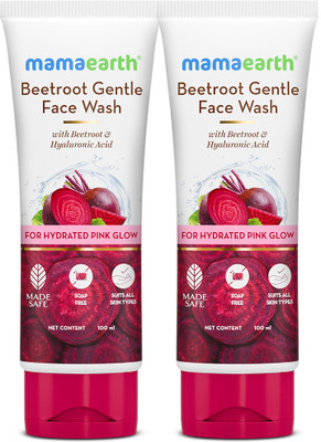 Mamaearth Beetroot Gentle  With Beetroot & Hyaluronic Acid For Hydrated Pink Glow Face Wash(200 ml)