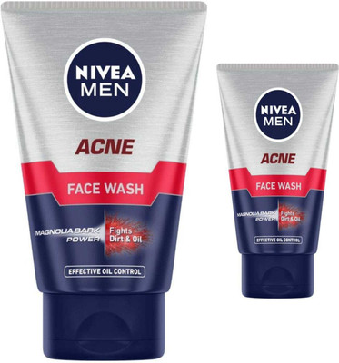 NIVEA Acne 100ml and 50ml Facewash Set of 2 Face Wash(150 g)
