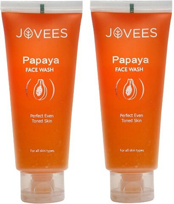JOVEES Papya  Pack of 2 Face Wash(50 ml)
