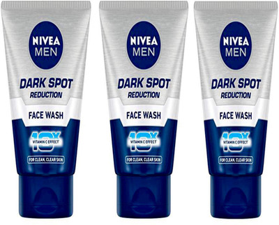 NIVEA 3pc Dark Spot Reduction 50gm Fw Set of 3 Face Wash(150 ml)